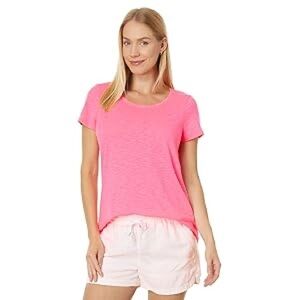 Lilly Pulitzer Bright Pink Short Sleeve Top